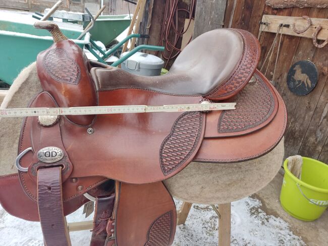 Westernsattel Double D Saddlery auf für kurze Ponys geeignet, Double D Saddlery, Johanna, Western Saddle, Bitz, Image 2