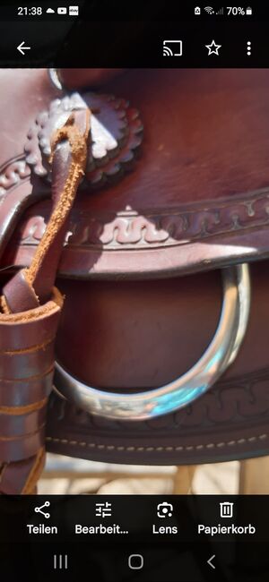 Westernsattel Equiflex Little Snake Dance super gepflegt, Continental  Little Snake Dance Round Skirt, K. Voigt , Western Saddle, Tettnang , Image 6