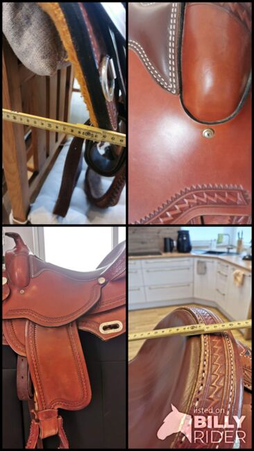 Neuwertiger Westernsattel FQ round skirt 16“, 4H Saddlery  FQ, Petra Schmitt, Western Saddle, Mendig , Image 13