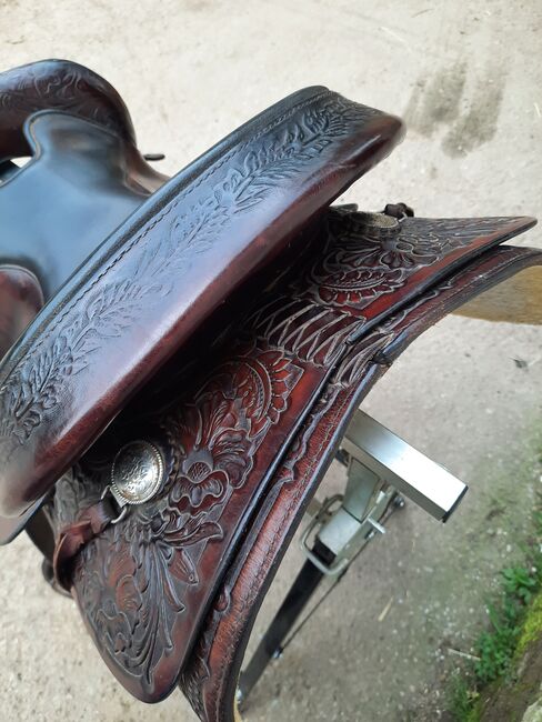 Sehr gut erhaltener Westernsattel, Jenny Mokosch, Western Saddle, Dinslaken, Image 4