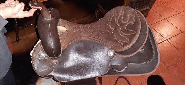 Westernsattel Kaltblut 17 ", Lamicell, Lisa, Western Saddle, Aremberg