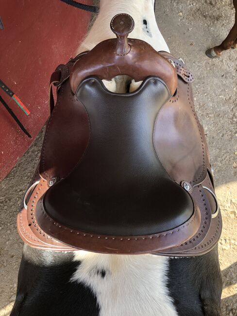 Westernsattel +Pad+Gurt, R.Drinsinger, Sattler Handmade Premium M7, Ela, Western Saddle, Empfingen , Image 5