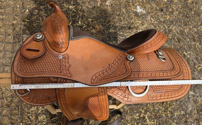 Western Sattel Reining Westernsattel Full Quarter, Gustom Germany  EE SADDLERY & TACK , Nicole Baumgärtel , Western Saddle, Ronneburg , Image 10
