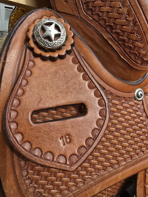 Western Sattel Reining Westernsattel Full Quarter, Gustom Germany  EE SADDLERY & TACK , Nicole Baumgärtel , Western Saddle, Ronneburg , Image 13