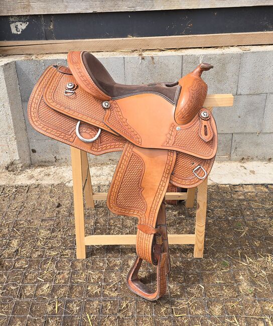 Western Sattel Reining Westernsattel Full Quarter, Gustom Germany  EE SADDLERY & TACK , Nicole Baumgärtel , Western Saddle, Ronneburg , Image 19