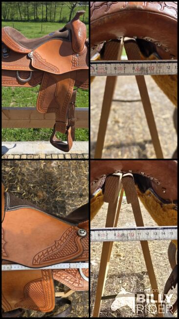 Western Sattel Reining Westernsattel Full Quarter, Gustom Germany  EE SADDLERY & TACK , Nicole Baumgärtel , Western Saddle, Ronneburg , Image 20