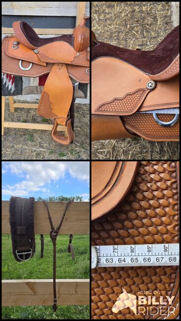Western Sattel Reining Westernsattel Western Imports Basket Reiner Pad Gurt Vorderzeug, Western Imports  Basket Reiner , Nicole Baumgärtel , Western Saddle, Ronneburg , Image 21