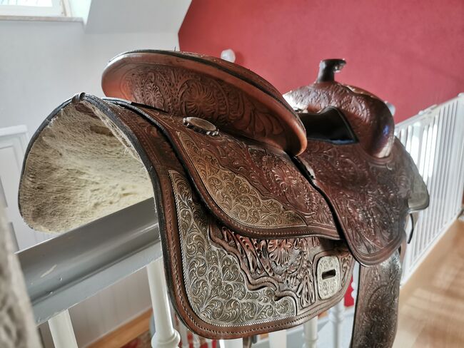 Westernsattel Showsattel 16", Double TT Rainer, Petra Zünd, Western Saddle, Zella-Mehlis, Image 2