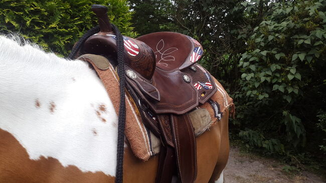 Westernsattel USA STYLE kurz, Equigen the american flavour , Lisa Rumping , Western Saddle, Westoverledingen , Image 4