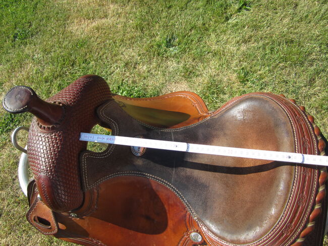 Westernsattel für breite Pferde zu verkaufen, EE Saddlery + Tack, Jutta Bunk, Western Saddle, Welle, Image 4