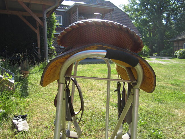 Westernsattel für breite Pferde zu verkaufen, EE Saddlery + Tack, Jutta Bunk, Western Saddle, Welle, Image 11