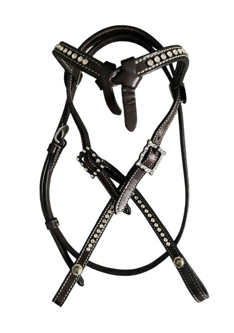 Westernzaum mit viel Strass, Glam Bridle, Trensen, Gottshaus 