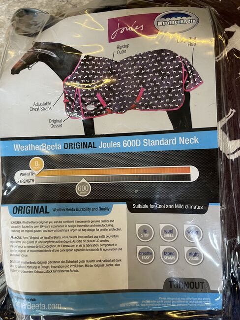 Wheatherbeeta Joules Outdoor Decken 1,55 m, Weatherbeeta Joules, Uschi Nowlan, Horse Blankets, Sheets & Coolers, München, Image 4