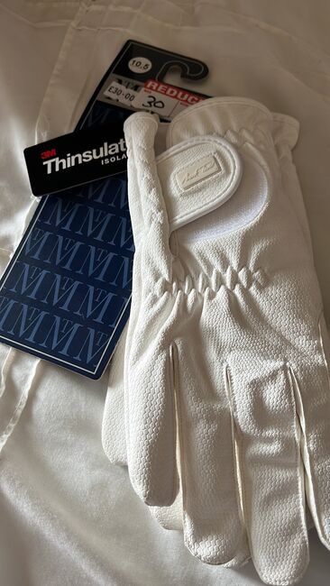 White dressage gloves, Mark todd, Carla , Riding Gloves, Broadbridge Heath, Horsham