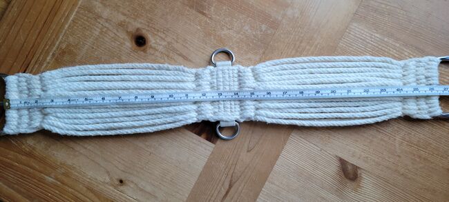 White Mohair Cinch Girth, Jacqueline, Girths & Cinches, Strathdon, Aberdeenshire, Image 3
