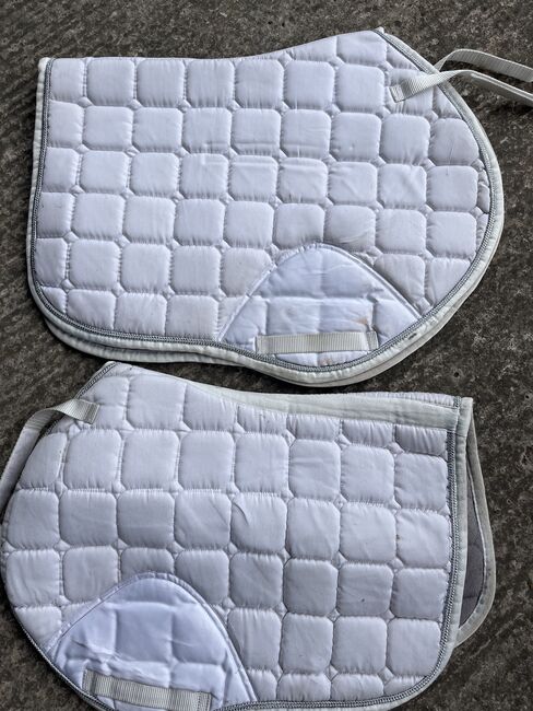 White show saddle pad, ISB, Saddle Accessories, Ellesmere