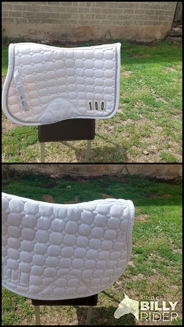 Weisse turnier schabracke, Felix Bühler , Nicola , Dressage Pads, Leese, Image 3