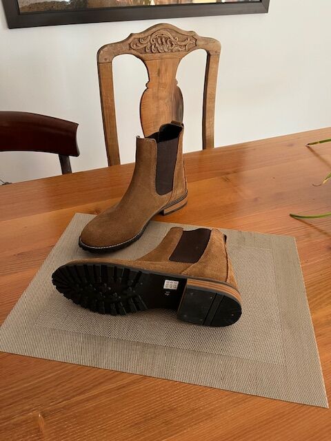 Wildlederstiefellette neu, Größe 41, Elke Griese, Reitstiefeletten, Berlin