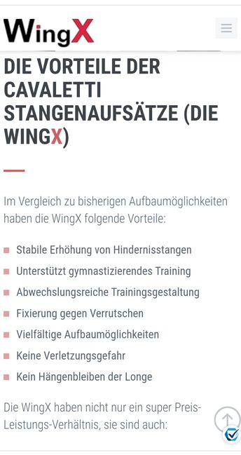 WingX Cavaletti Stangenaufsätze, WingX Cavaletti Stangenaufsätze, Dorina Mümmler, Reitplatz, Einbeck, Abbildung 6