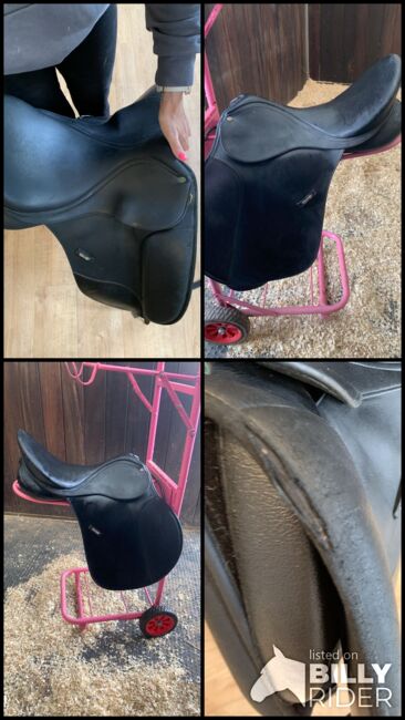 Wintec 17.5 black dressage Isobel werth saddle, Wintec Dressage , Aimee, Dressursattel, Basildon Essex , Abbildung 11