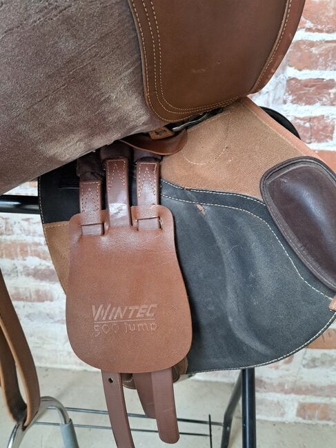 wintec springsattel 17.5/18 Zoll in cognac, wintec 500 jump, Annika , Jumping Saddle, St.veit/gölsen, Image 13