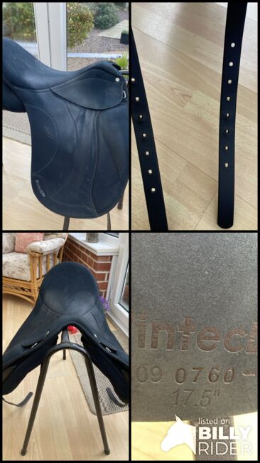 Wintec Lite D’Lux dressage saddle 17.5, Wintec  Lite D’Lux, Karen sansom, Dressage Saddle, Ashby-de-la-zouch, Image 10