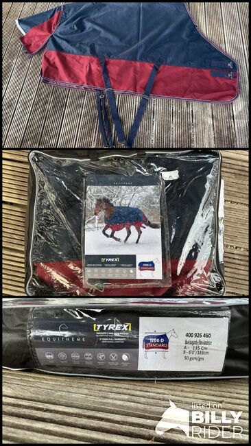 Winterdecke (135cm, 50g), Equithème, Jana, Horse Blankets, Sheets & Coolers, Neunkirchen-Seelscheid, Image 4
