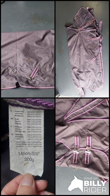Winterdecke grau 200gr 145cm, Felix Bühler, Uschi, Horse Blankets, Sheets & Coolers, Widen, Image 6