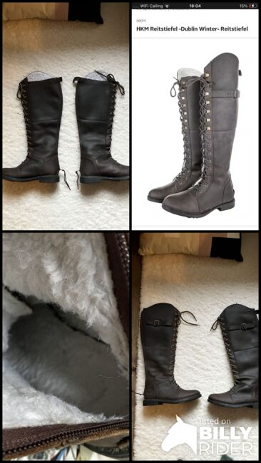 Winterreitstiefel, HKM Dublin Winterreitstiefel Grösse 39 Winterreitstiefel, Ren, Riding Boots, 4576, Image 7