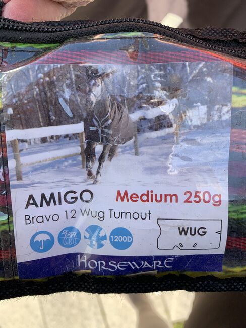 Winterdecke Amigo Bravo 12 Wug Turnout 250g, Horseware Amigo  Bravo 12 wug turnout , Michelle, Horse Blankets, Sheets & Coolers, Ratingen, Image 6