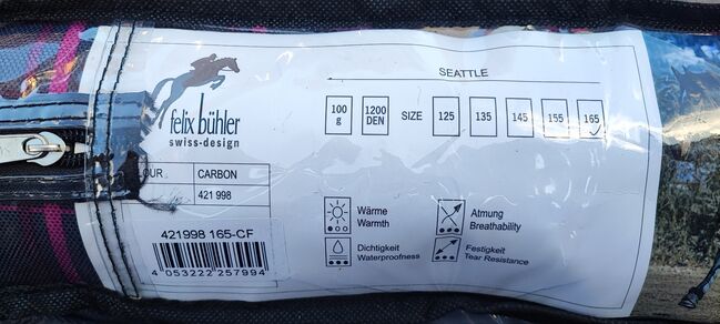 Winterdecke Felix Bühler Seattle Neu, Felix Bühler  Seattle , Bernd Schönewolf , Horse Blankets, Sheets & Coolers, Körle, Image 4