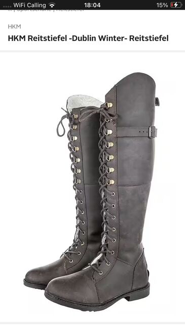 Winterreitstiefel, HKM Dublin Winterreitstiefel Grösse 39 Winterreitstiefel, Ren, Reitstiefel, 4576