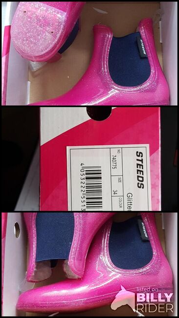 Winterstiefelette, Steeds Glitzer Fuchsia, Nicole Jacobs, Reitstiefeletten, Langenfeld , Abbildung 4