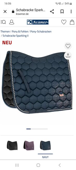 wNEU * Felix Bühler Schabracke Sparkling II DR Dressur, Felix Bühler  Sparkling II, Ina, Dressage Pads, Halberstadt, Image 2