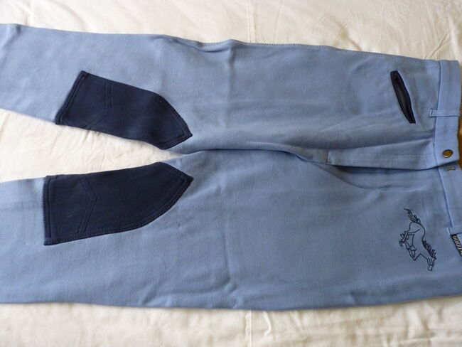 Women's Gorringe Jodphurs - Light Blue & Navy - 34R - Nearly New, Gorringe, Judith, Breeches & Jodhpurs, Isle of Lewis