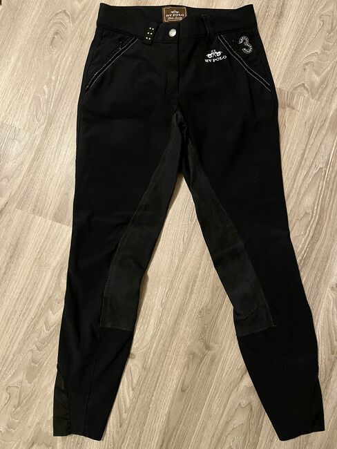 Winterreithose Damen, HV Polo, Gr. 76 (38 lang), schwarz, HV Polo, Lisa, Breeches & Jodhpurs, Eppelheim