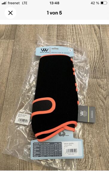 Woof Wear Fesselkopf Gamasche Neu Schwarz/Orange L, Woof Wear Training Wrap , Sascha, Gamaschen, Düsseldorf, Abbildung 2