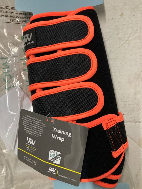 Woof Wear Fesselkopf Gamasche Neu Schwarz/Orange L, Woof Wear Training Wrap , Sascha, Tendon Boots, Düsseldorf