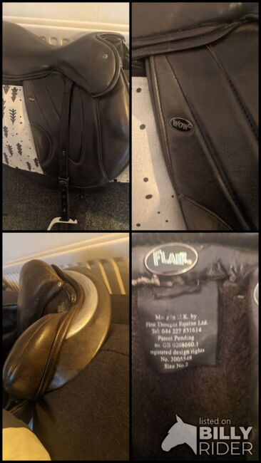Wow Flair saddle 16.5 inch,Black, WOW  Flair, Emma, All Purpose Saddle, Llanelian-yn-Rhos, Image 11