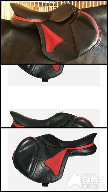 WOW Saddles Springsattel DMK Sattel 18“ rot schwarz Crosscountry, Wow Saddles  DMK CrossCountry , Springsattel , Siodła skokowe, Neumarkt , Image 4