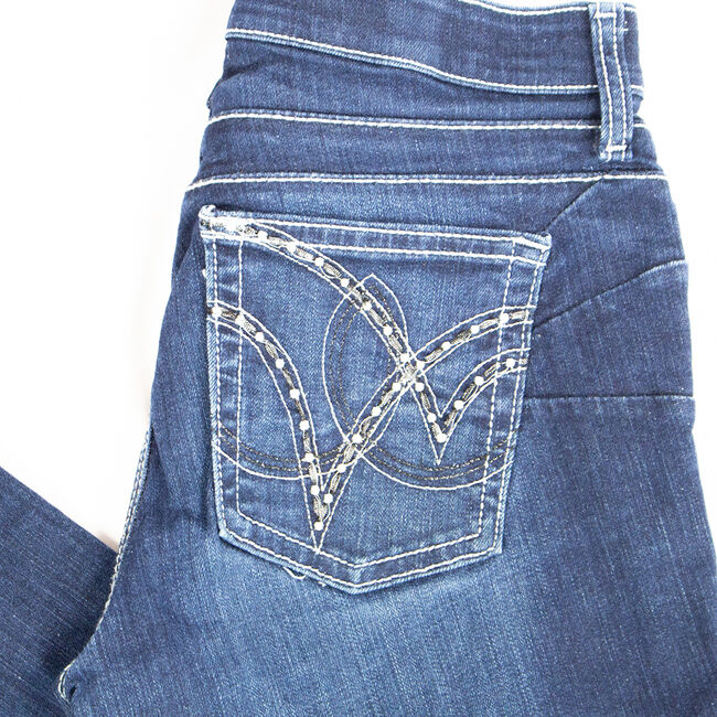 Wrangler Q-Baby Damen Reit-Jeans dunkelblau 3/4 X 34, Wrangler Q-Baby, myMILLA (myMILLA | Jonas Schnettler), Reithosen, Pulheim, Abbildung 2