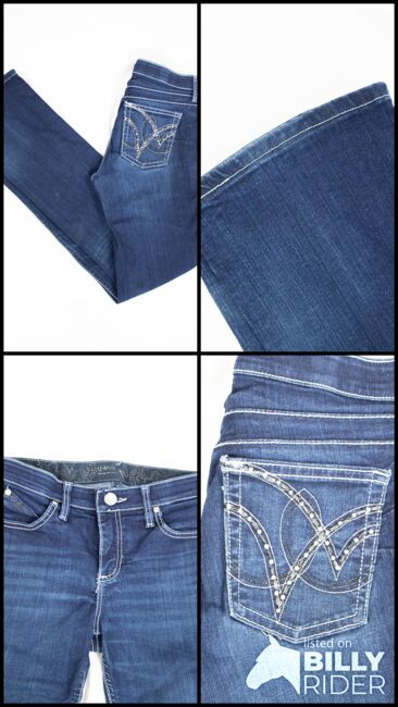 Wrangler Q-Baby Damen Reit-Jeans dunkelblau 3/4 X 34, Wrangler Q-Baby, myMILLA (myMILLA | Jonas Schnettler), Reithosen, Pulheim, Abbildung 6