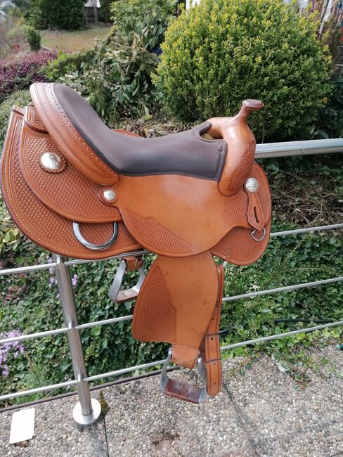 WWW Westernsattel Small Butterfly Platinum, www Triple W Small Butterfly 32a Platinum , DG, Western Saddle, Kaiserslautern, Image 9