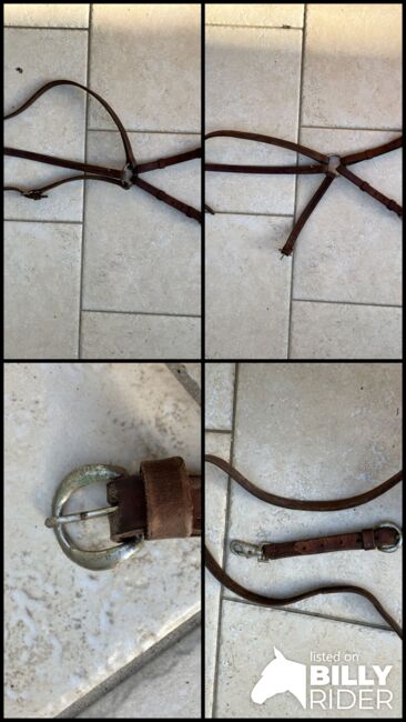 Vorderzeug Western Leder, Keine  Western, Verena 🐎 , Pomocnicze wodze, Rhens, Image 7