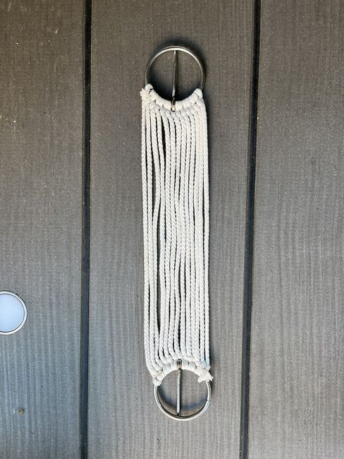 Sattelgurt Strick „Western“ weiß, Ramona, Girths & Cinches, Gunzenhausen, Image 2