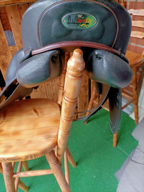 Sattel Butterfly Comfort Uta Gräf 18 T, Butterfly Comfort Sondermodell , Jessika, Dressage Saddle, Hamburg , Image 14