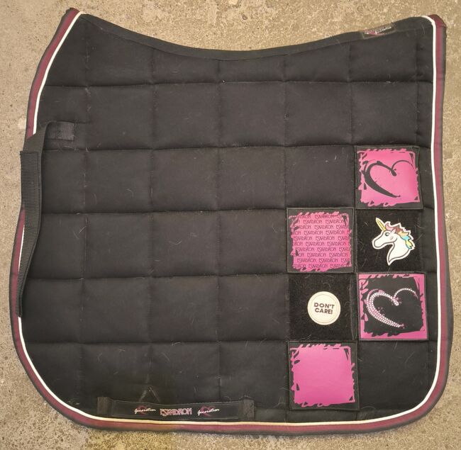 Schabracke Eskadron Next Generation mit Patches, Eskadron Next Generation , Franziska , Dressage Pads, Mühlingen