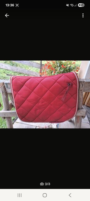 Satteldecke HKM rot, HKM, Ana-Luisa , Dressage Pads, Unterwössen