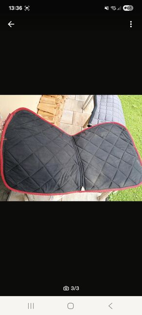 Satteldecke HKM rot, HKM, Ana-Luisa , Dressage Pads, Unterwössen, Image 3