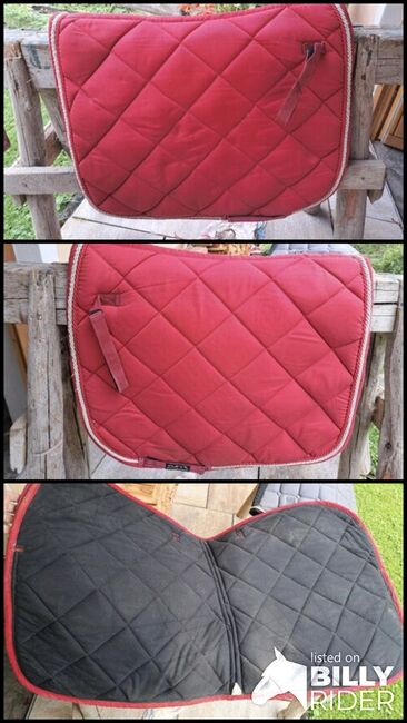 Satteldecke HKM rot, HKM, Ana-Luisa , Dressage Pads, Unterwössen, Image 4